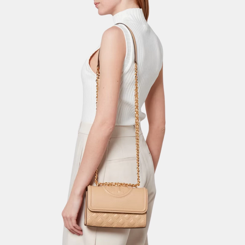 Small fleming leather convertible shoulder bag sales